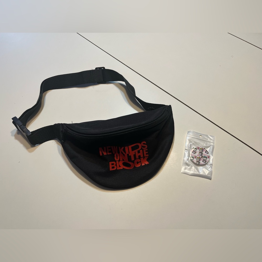 NKOTB New Kids on the Block fanny pack pop socket concert wear merch